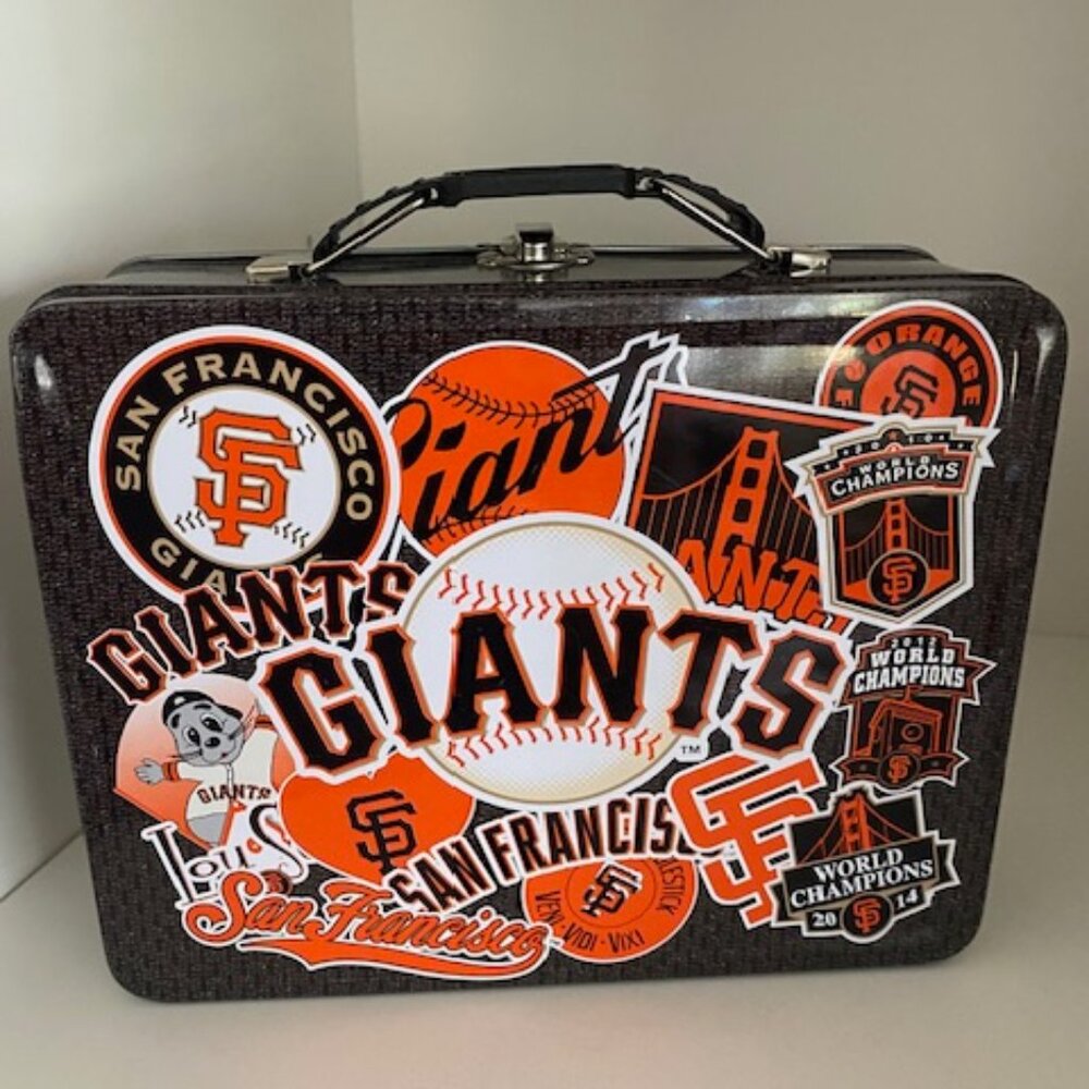 2017 San Francisco Giants Embossed Tin Lunchbox, Chevron Extra Mile